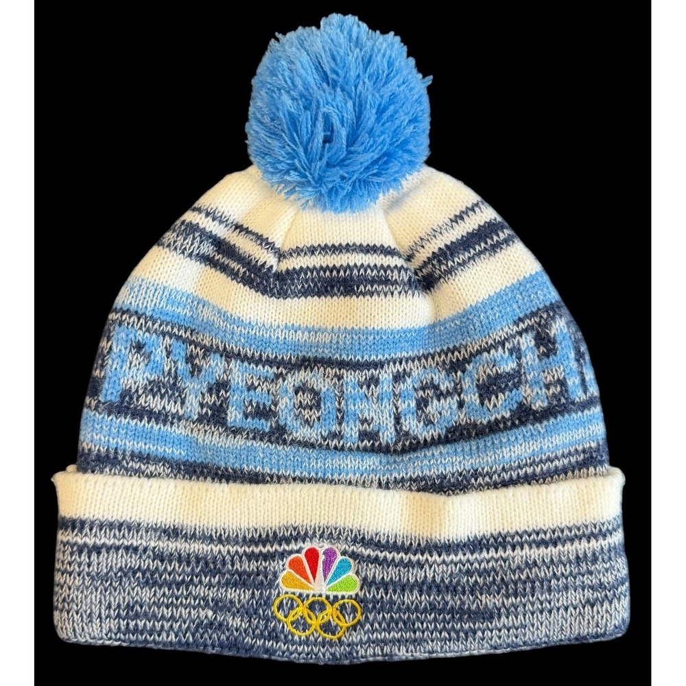 2018 Pyeongchang Olympics Team USA Unisex Beanie Pom Pom Knit Winter Hat